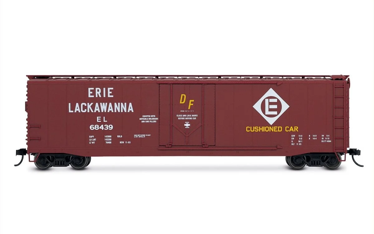 Rivarossi HO Erie Lackawanna Plug Door Boxcar #68439