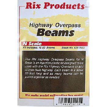 Rix Products 155 N Scale Overpass Parts Beams