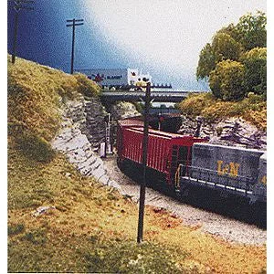 Rix Products 30 HO Scale Scale Railroad 30 & 40' Telephone Poles Only (Brown Plastic; pkg(36) Use w/Crossarms 628-31 or 35 (Both sold separately)