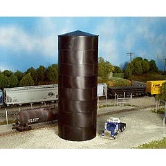 Rix Products 505 HO Scale Scale Peaked Top Water/Oil Tank Kit - Scale Height 60' 18.3m