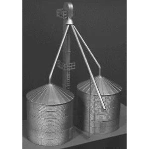 Rix Products 707 N Scale Grain Elevator Two-60' or One-120' Elevator(s) w/Ladders and Platforms