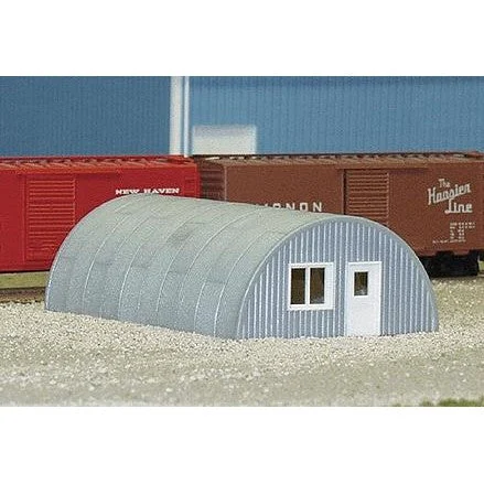 Rix Products 710 N Scale Quonset Hut Kit - Scale 24 x 37 x 12" 61 x 94 x 30.5cm