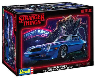 1/24 Revell Stranger Things Billy Hargrove 1979 Chevy Camaro Z/28 Plastic Model kit - Revell Monogram