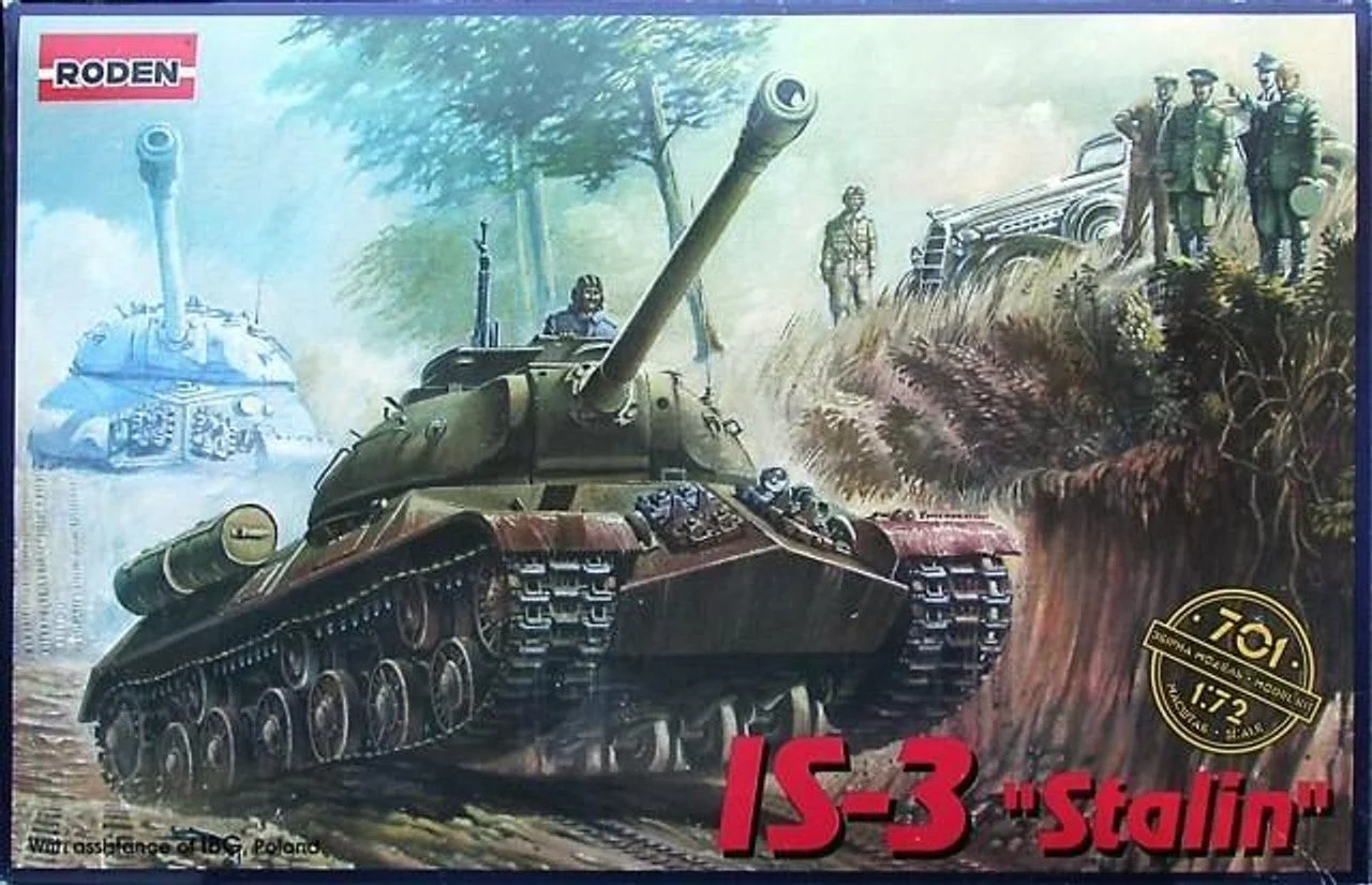 Roden 1/72 Roden IS3 Stalin Soviet Tank 1944