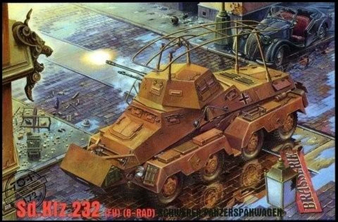 Roden 1/72 Roden SdKfz 232 (8-Rad) Schwerer PzSpahwg Heavy Armored Vehicle