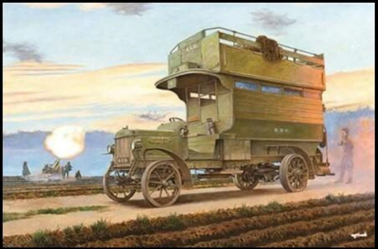 Roden 1/72 Roden WWI Type B Ole Bill Omnibus British Bus