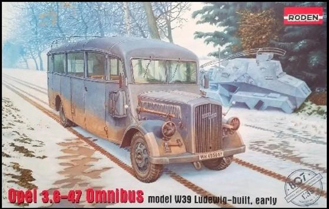 Roden 1/35 Roden Opel Blitz 3.6-47 Model W39 Ludewig Early Omnibus