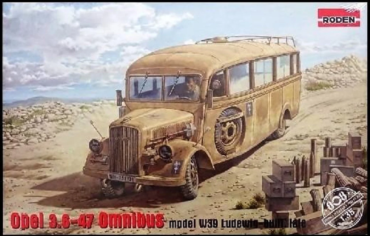 Roden 1/35 Roden Opel Blitz 3.6-47 Model W39 Ludewig Late Omnibus