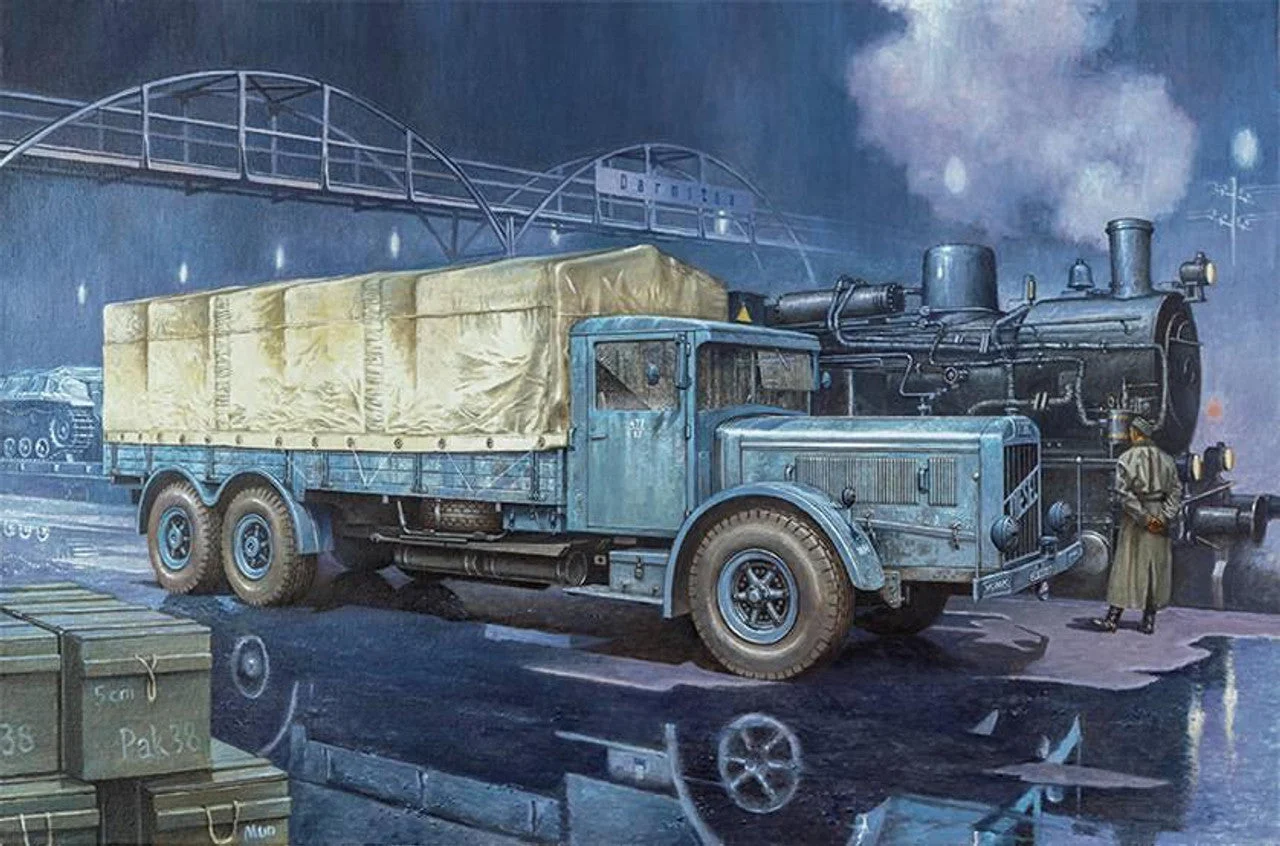 Roden 1/35 Roden Vomag 8 LR LKW WWII German Heavy Truck