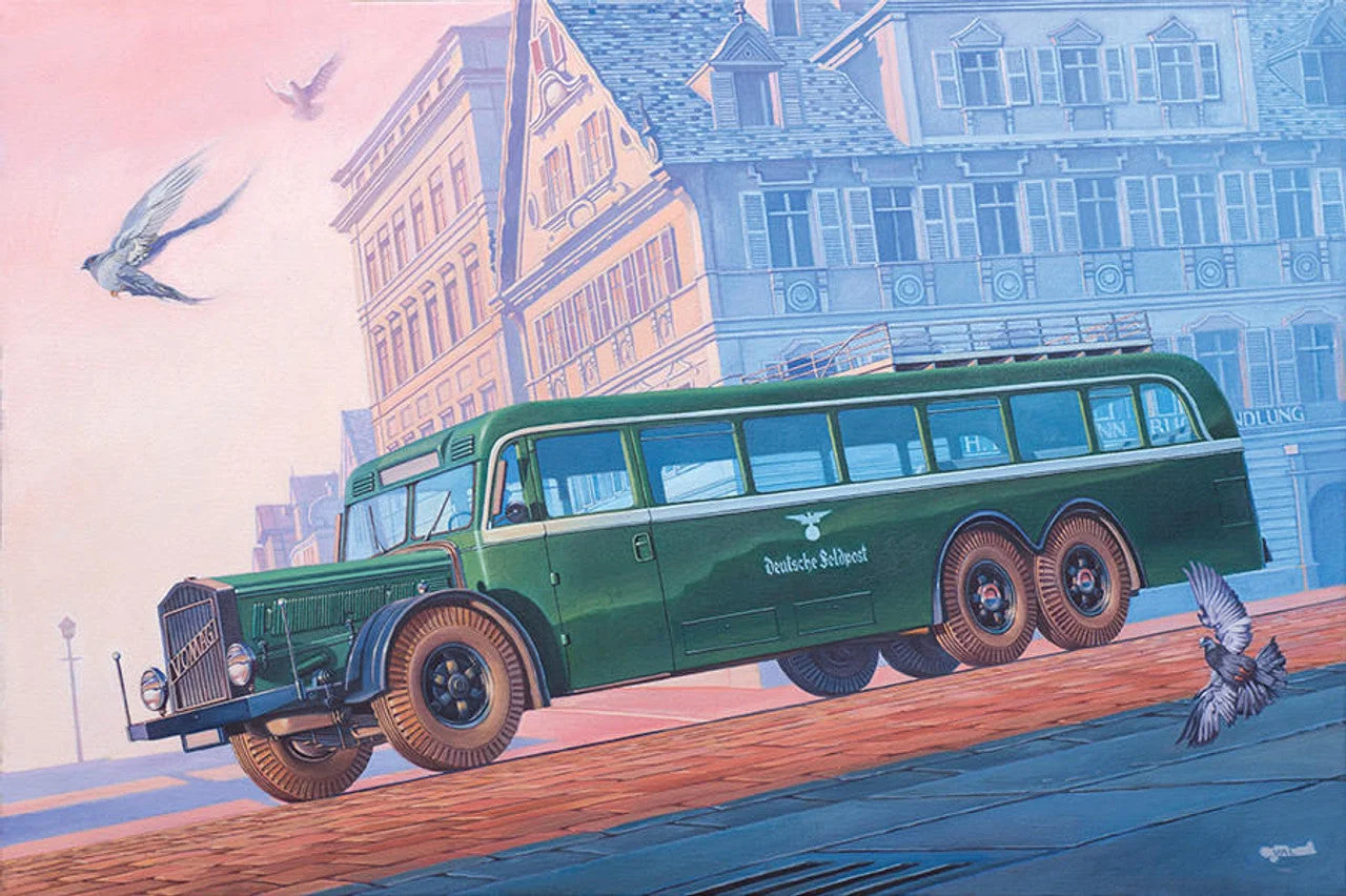 Roden 1/35 Roden Vomag Omnibus 7 OR 660 Plastic Model Kit