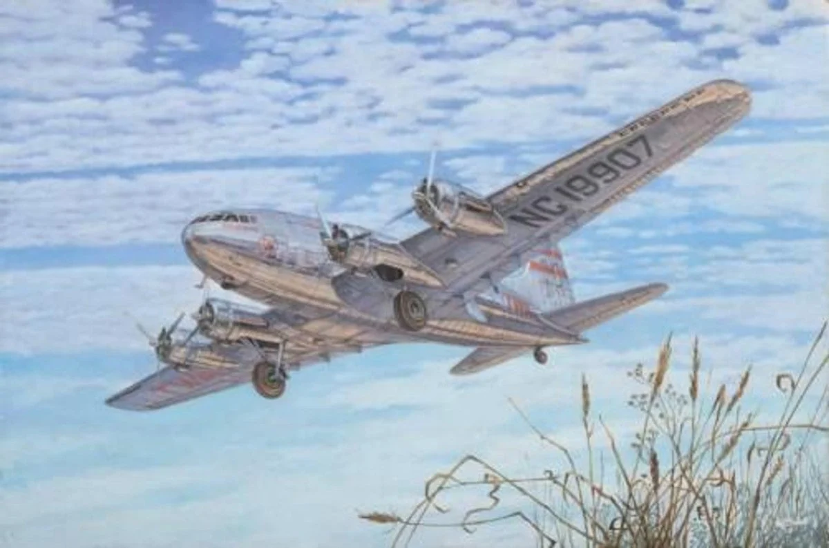 Roden 1/144 Roden B307 Stratoliner TWA Passenger Airliner