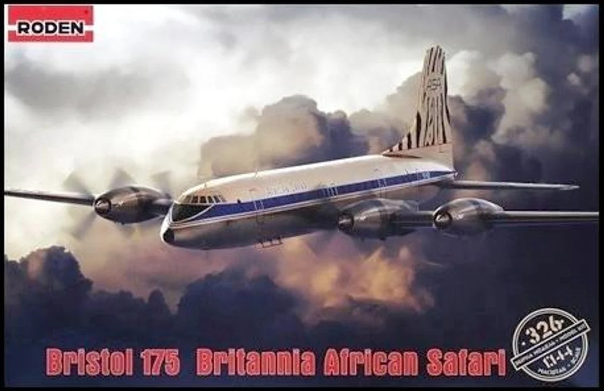 Roden 1/144 Roden Bristol 175 Britannia African Safari Airliner