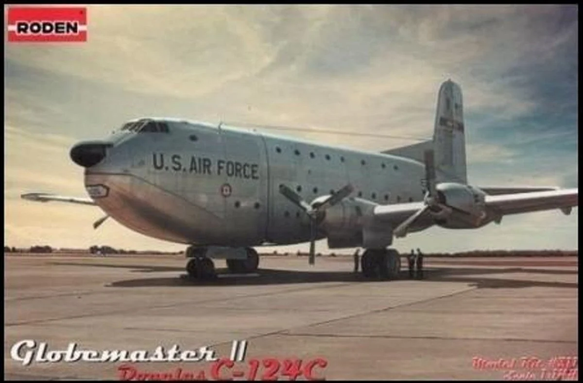 Roden 1/144 Roden C124C Globemaster II US Transport Aircraft