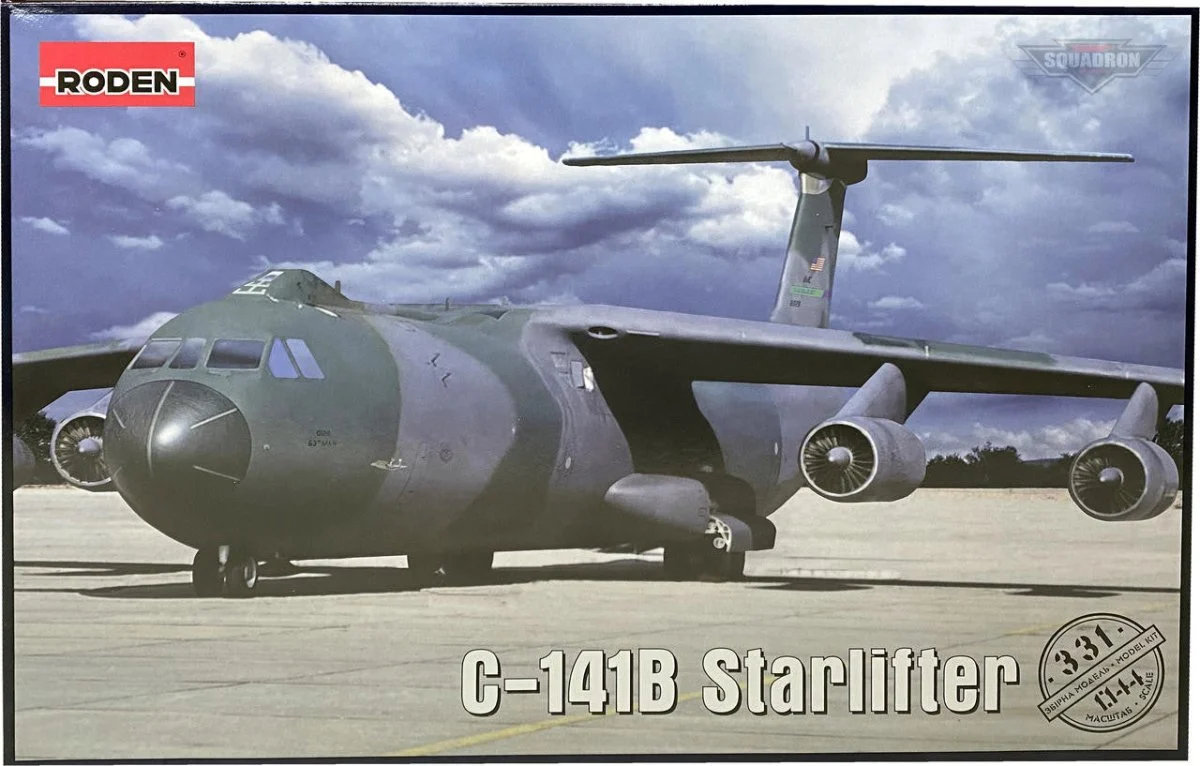 Roden 1/144 Roden C141B Starlifter Polar Nine One USAF Jet Cargo Aircraft