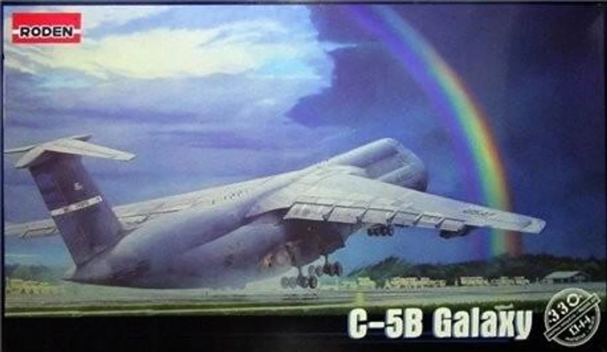 Roden 1/144 Roden C5B Galaxy Military Transport Aircraft