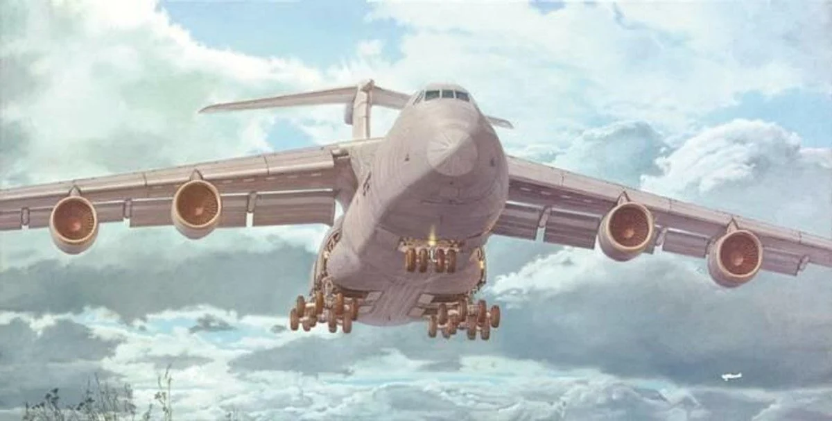 Roden 1/144 Roden C5M Super Galaxy USAF Transport Aircraft