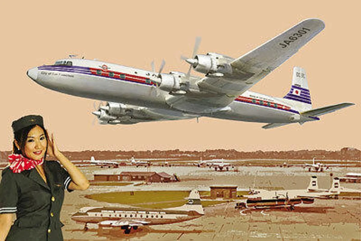 Roden 1/144 Roden DC-7C Japan Air Lines