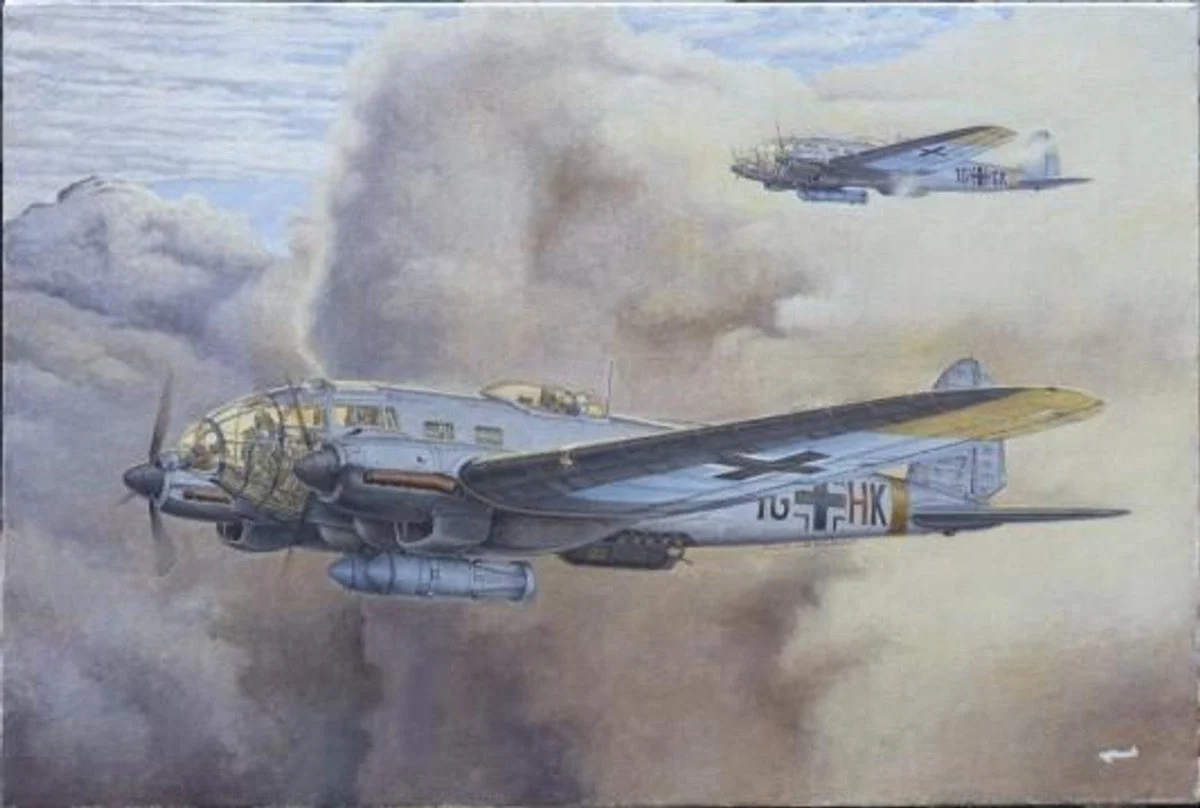 Roden 1/144 Roden Heinkel He111H16/H20 WWII German Medium Bomber