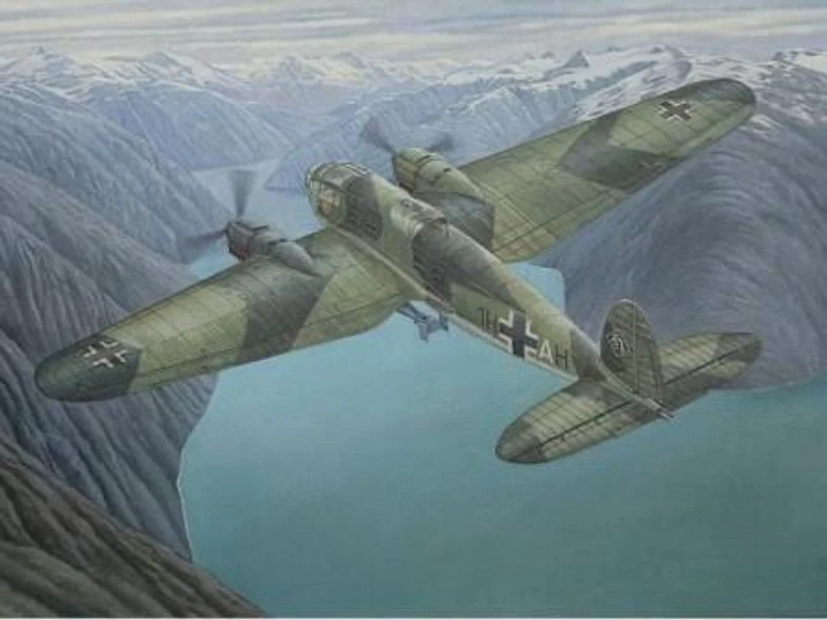 Roden 1/144 Roden Heinkel He111H6 WWII German Main Medium Bomber
