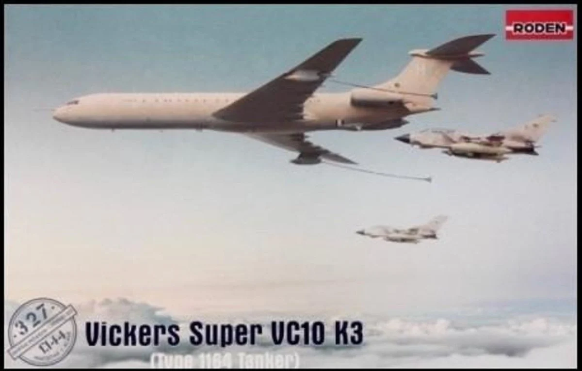 Roden 1/144 Roden Vickers Super VC10 K3 Type 1164 Tanker Aircraft