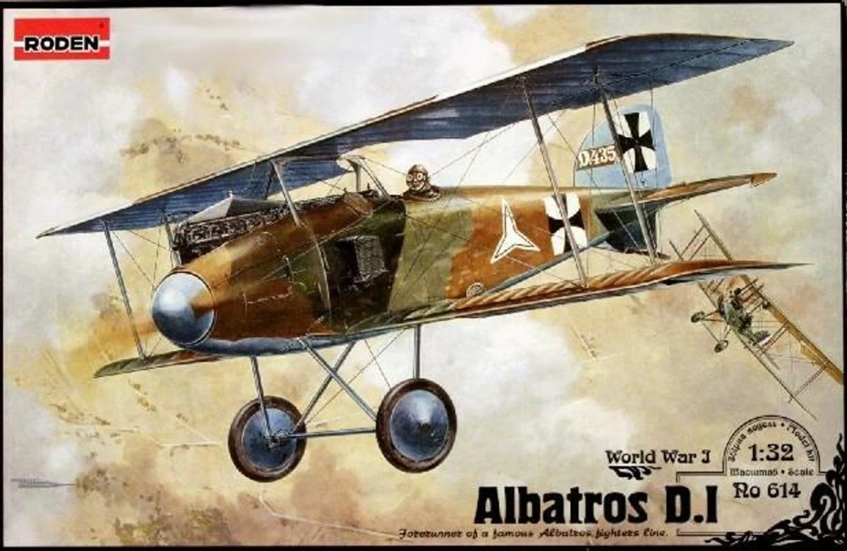 Roden 1/32 Roden Albatros D I WWI German Pursuit BiPlane Fighter