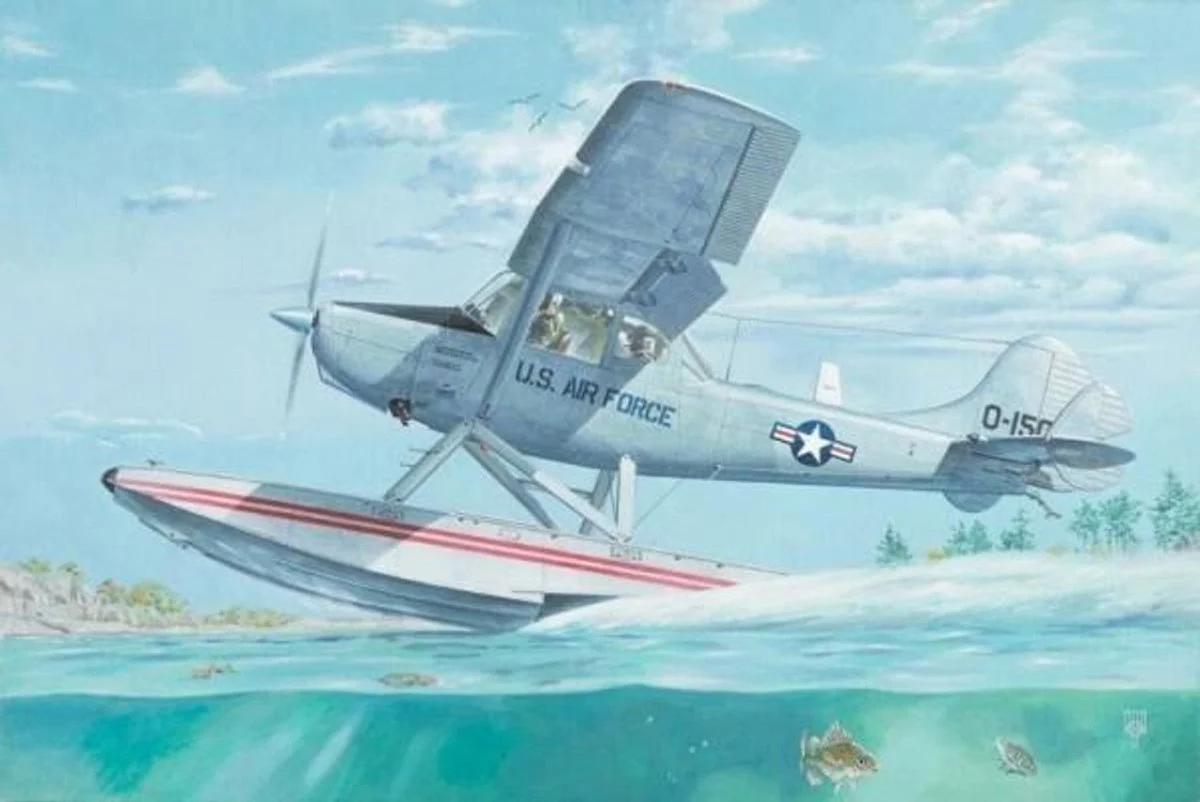 Roden 1/32 Roden L19/O1E Bird Dog USAF Floatplane