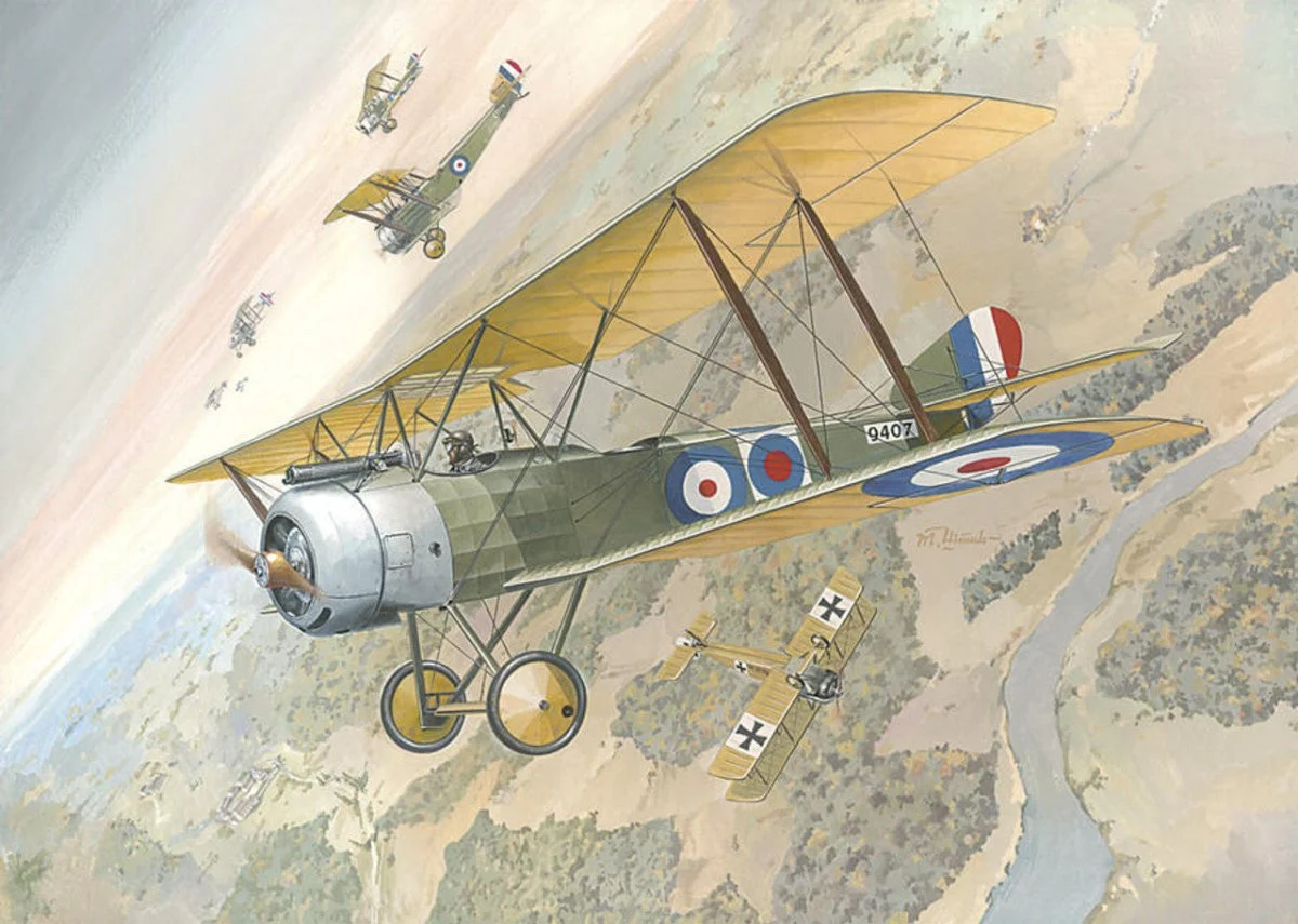 Roden 1/32 Roden Sopwith 1 1/2 Strutter Two Seater Fighter Plastic Model Kit