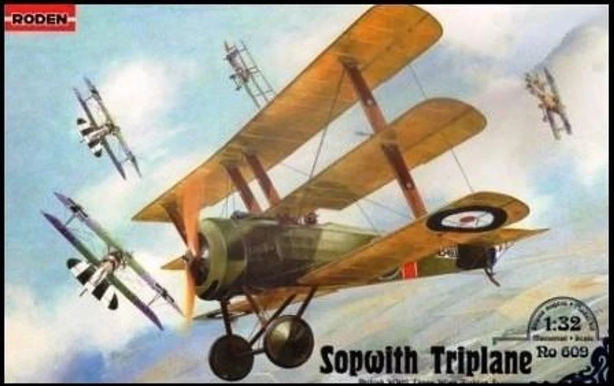 Roden 1/32 Roden Sopwith WWI British Triplane Fighter