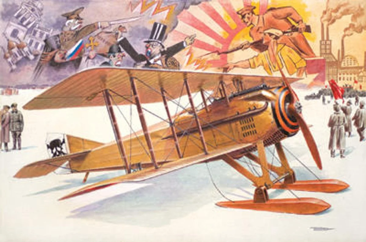 Roden 1/32 Roden Spad VII C.1 with Russian skies