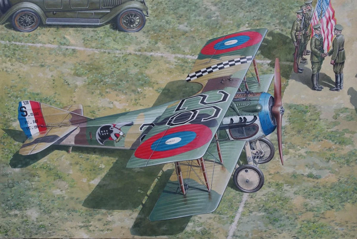 Roden 1/32 Roden Spad XIIIc1 French WWI Biplane