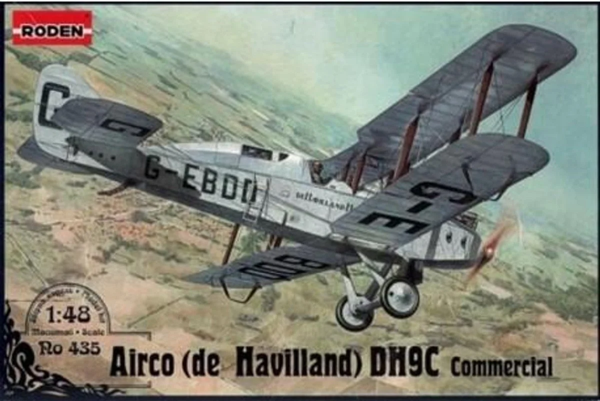 Roden 1/48 Roden Airco (DeHavilland) DH9C Commercial Biplane