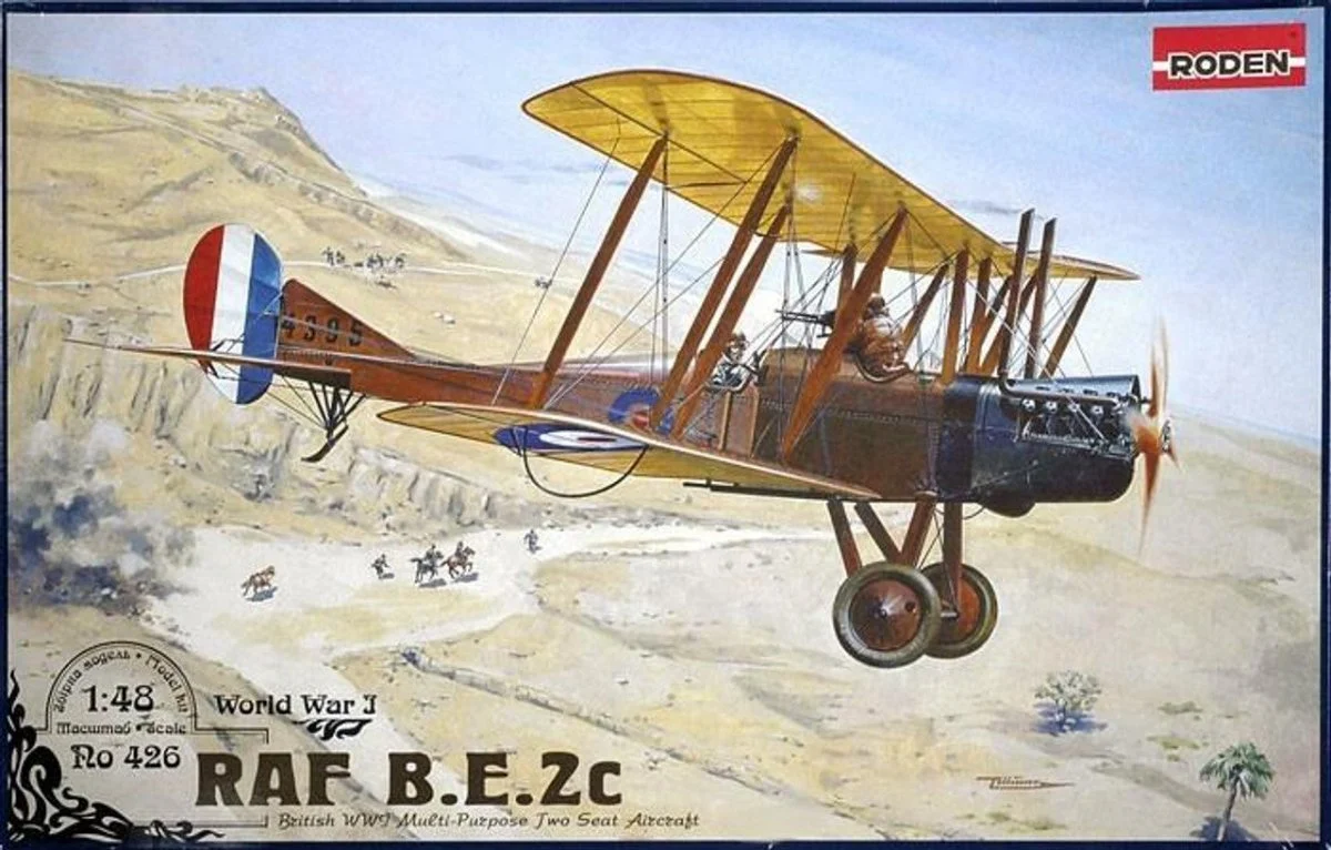 Roden 1/48 Roden BE2C WWI RAF Recon BiPlane