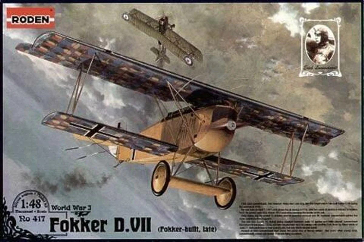 Roden 1/48 Roden Fokker D VII F German BiPlane Fighter