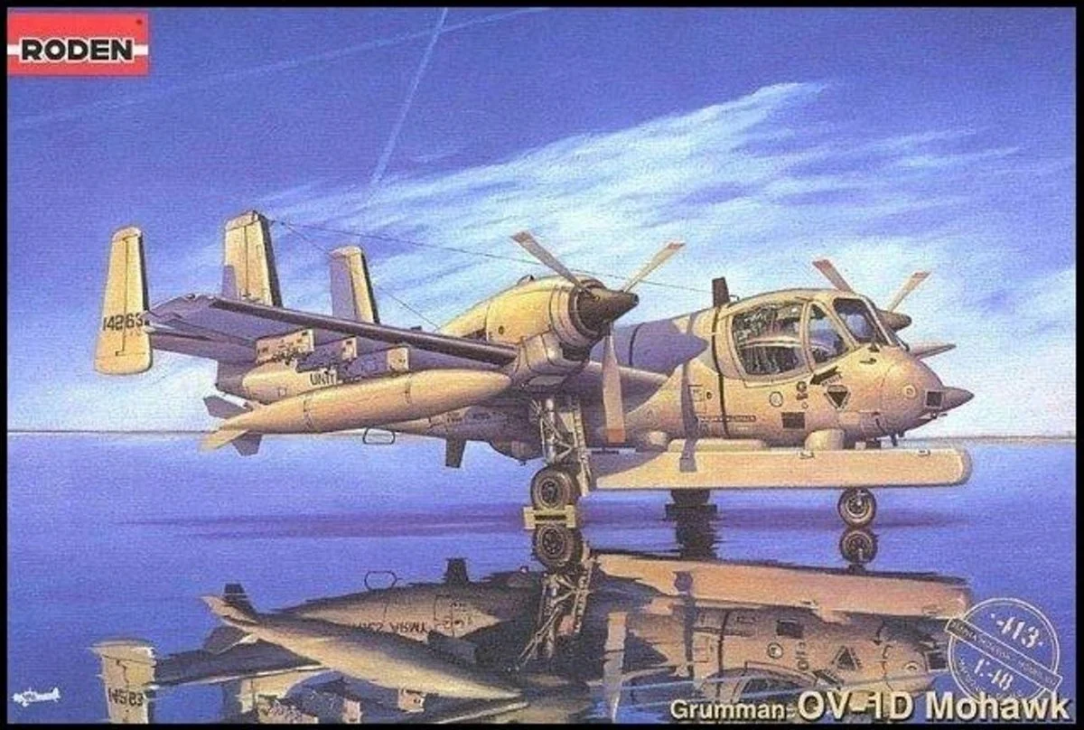 Roden 1/48 Roden OV1D Mohawk Recon Multi-Purpose US Aircraft