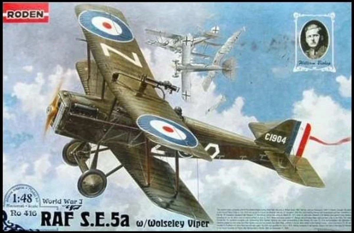 Roden 1/48 Roden Se5a RAF BiPlane Fighter w/Wolseley Viper Engine