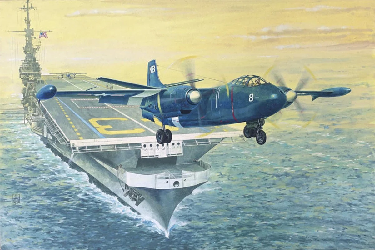 Roden 1/72 Roden AJ-1 Savage Carrier Based Medium Bomber