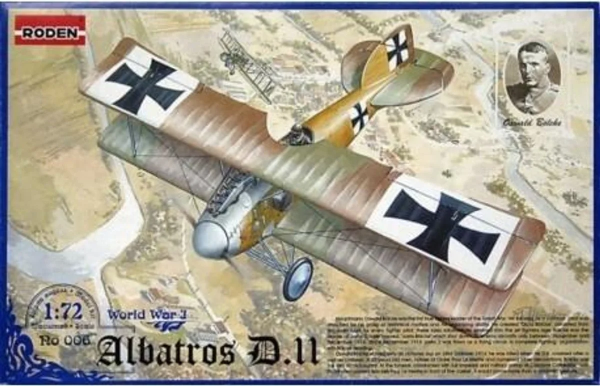Roden 1/72 Roden Albatros D II BiPlane Fighter