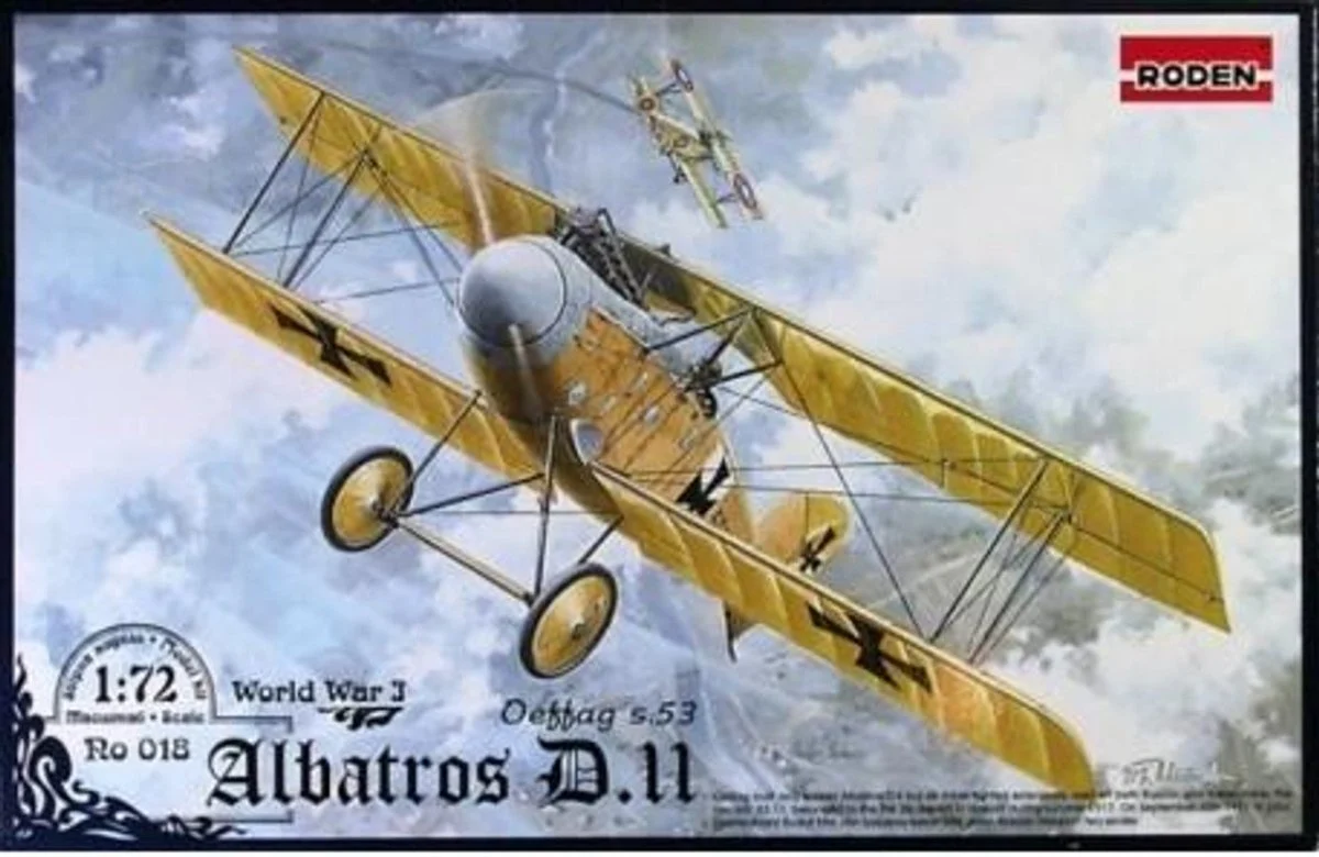 Roden 1/72 Roden Albatros D II Oeffag s53 German BiPlane Fighter