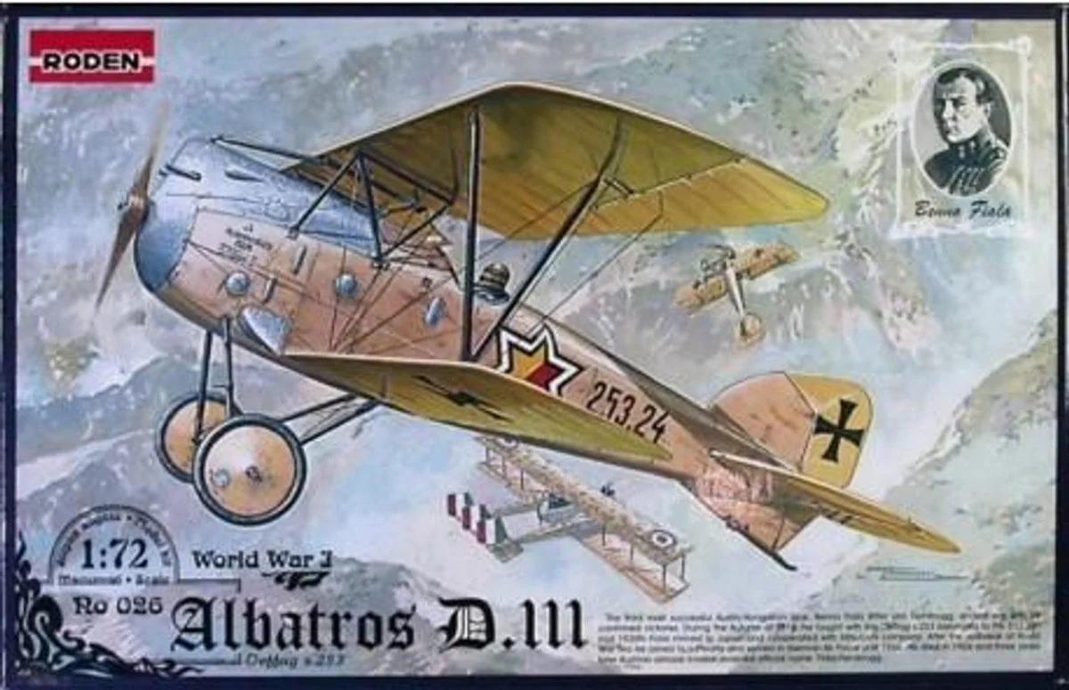 Roden 1/72 Roden Albatros D III Oeffag s253 Austro-Hungarian BiPlane Fighter