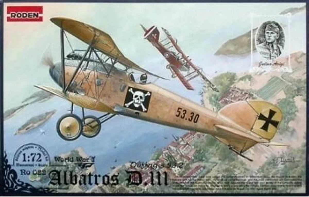 Roden 1/72 Roden Albatros D III Oeffag s53 German BiPlane Fighter
