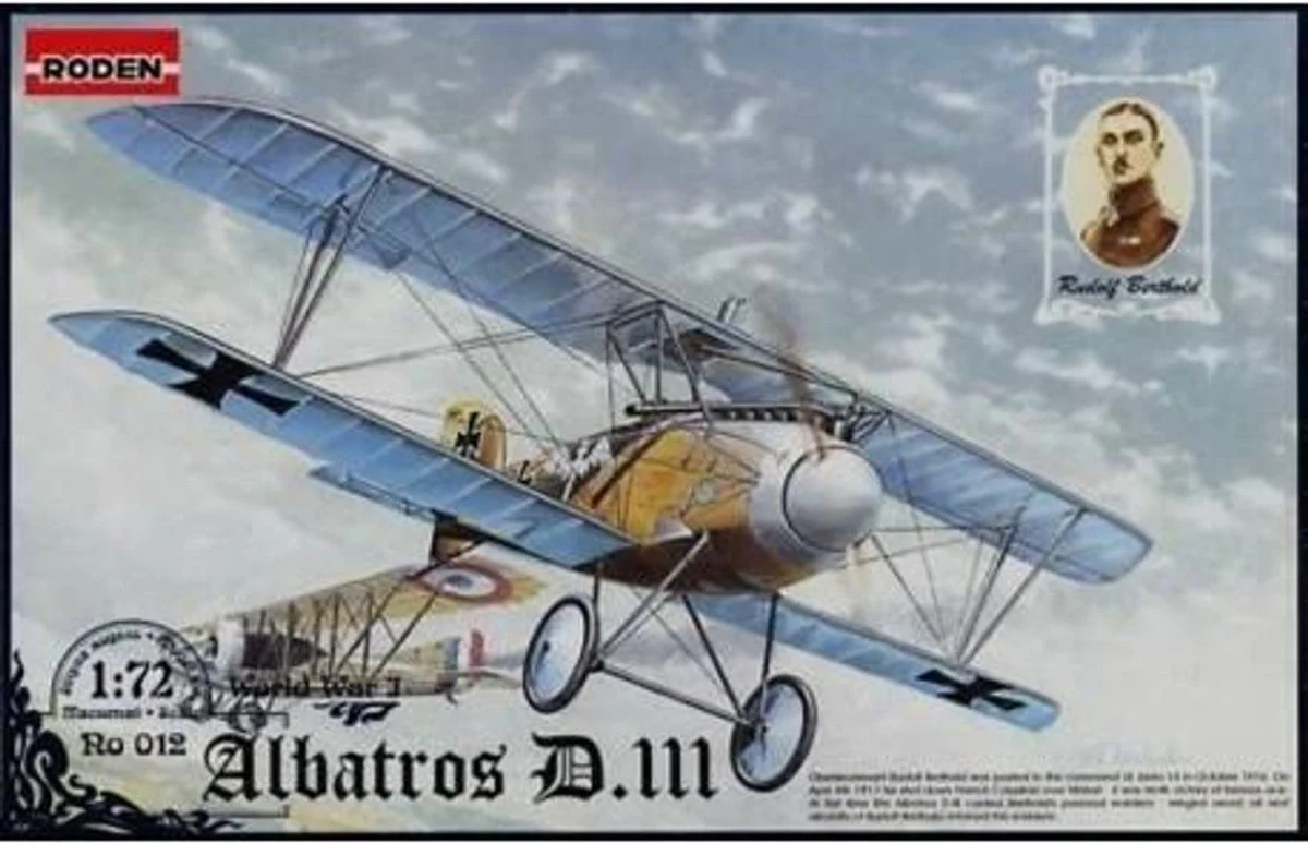 Roden 1/72 Roden Albatros D III WWI German BiPlane Fighter
