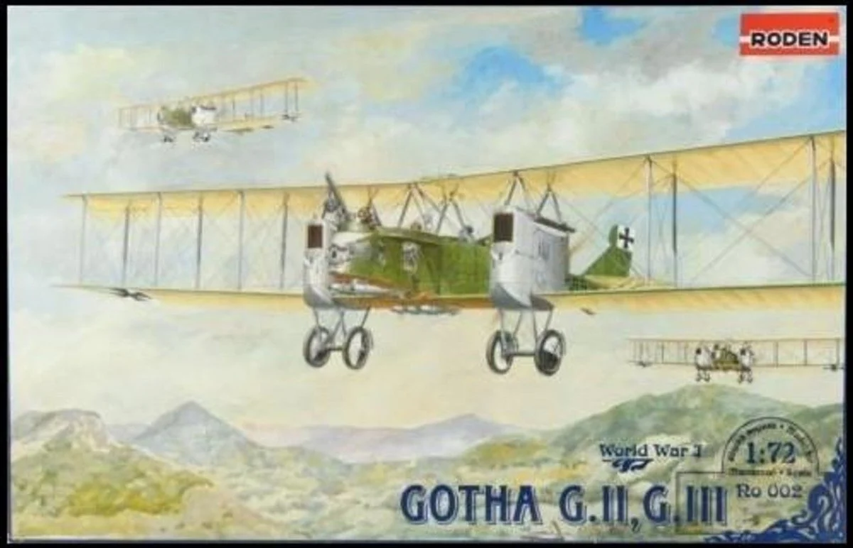 Roden 1/72 Roden Gotha G II/III German WWI Biplane Bomber
