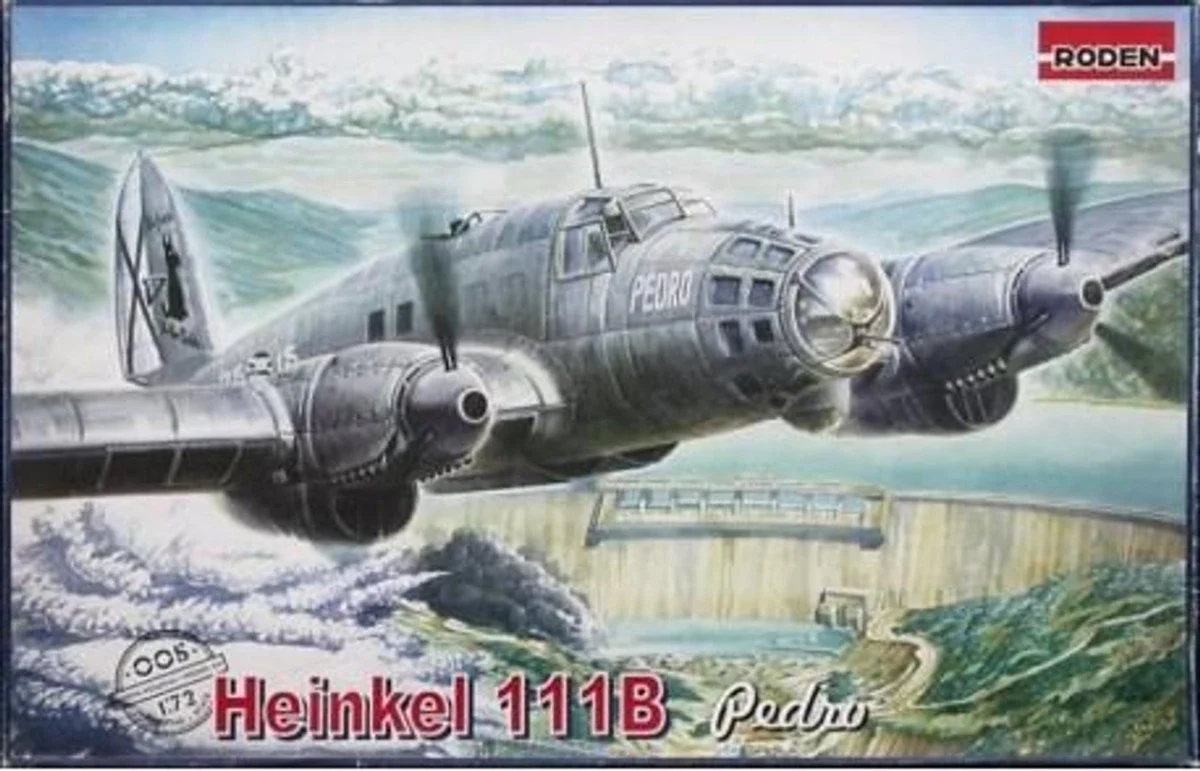 Roden 1/72 Roden He111B1/2 WWII Bomber