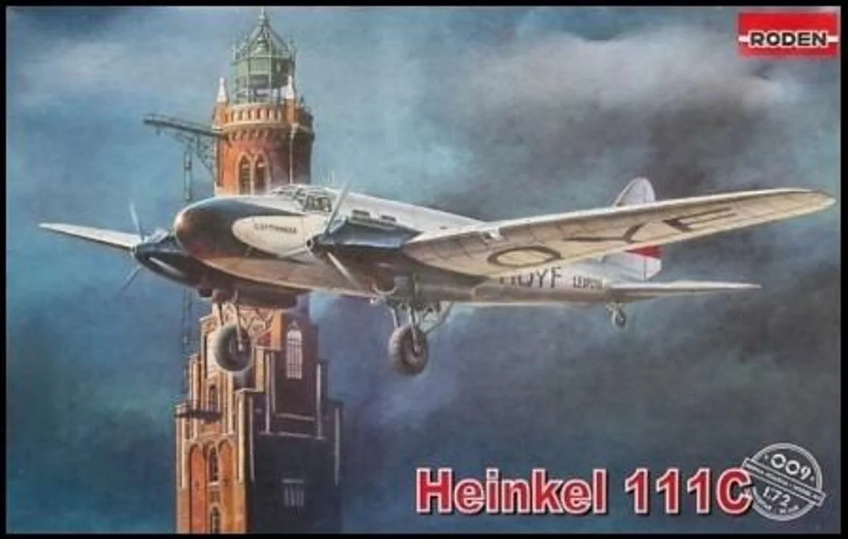 Roden 1/72 Roden Heinkel He111C WWII German Bomber