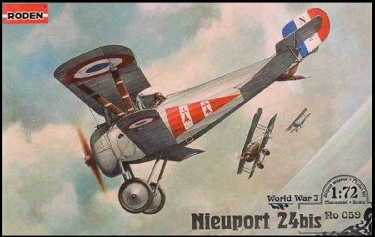 Roden 1/72 Roden Nieuport 24bis WWI BiPlane Fighter