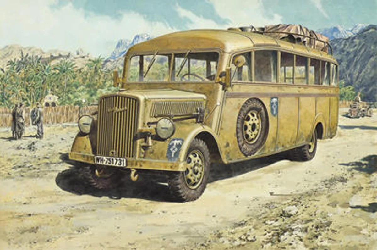 Roden 1/72 Roden Opel Blitz Omnibus W39 Afrika corps