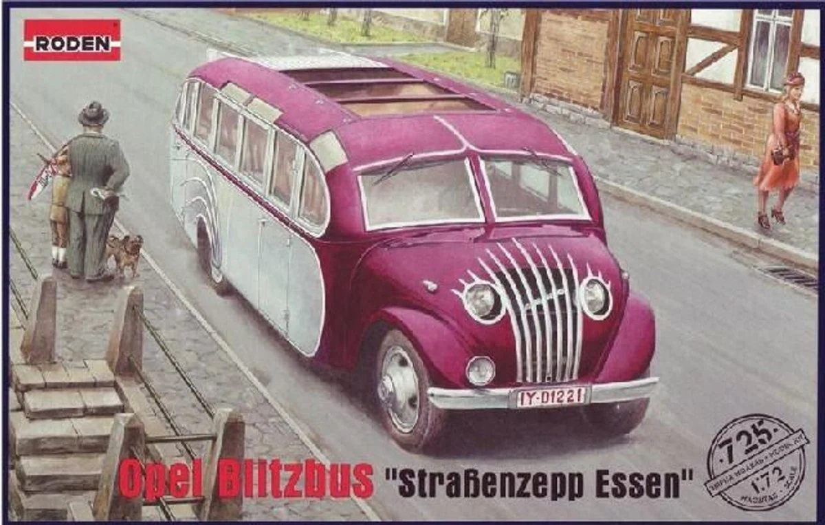 Roden 1/72 Roden Opel Blitz Strabenzepp Essen Omnibus