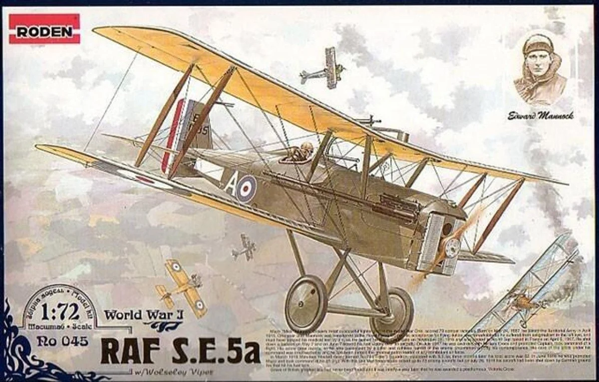 Roden 1/72 Roden SE5a Royal AF Fighter w/Wolseley Viper Engine