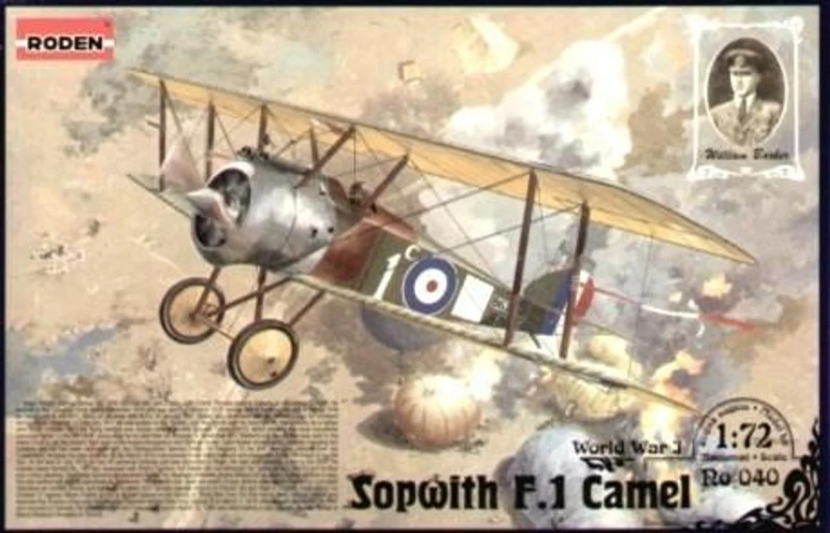 Roden 1/72 Roden Sopwith Camel F1 Royal AF BiPlane Fighter