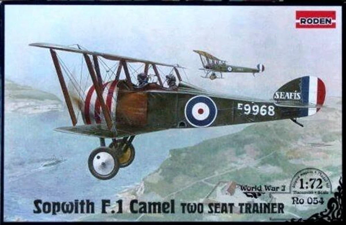 Roden 1/72 Roden Sopwith F1 Camel 2-Seater Trainer RFC BiPlane